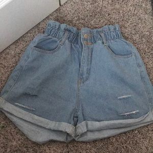 High waisted shorts